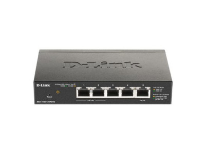 D-Link | 5-Port Gigabit PoE Smart Managed Switch and PoE Extender | DGS-1100-05PDV2 | Web managed | Desktop | Power supply type 